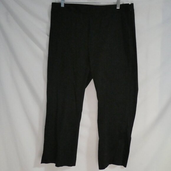 GEOFFREY BEENE SPORT | Stretch | size 14 | Black Capri Pants - Picture 1 of 16